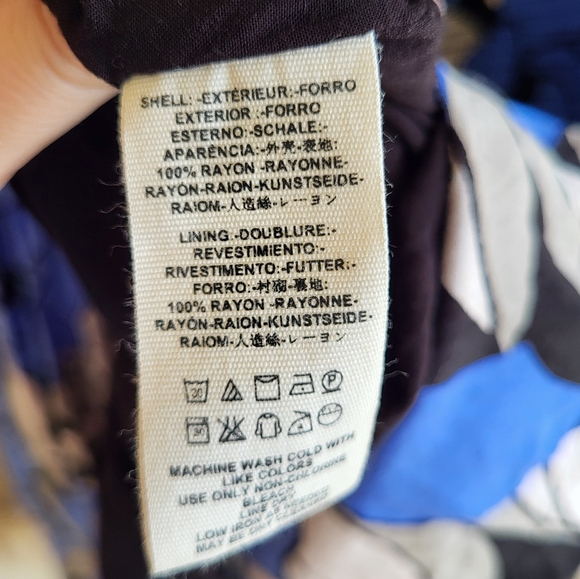 Free People Louise Floral Off The Shoulder Smocked Bodice Mini Dress L Blue - Picture 7 of 8